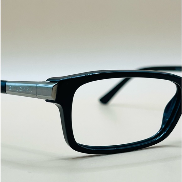BVLGARI BV 3010 501 55mm Blk/Silver Eyeglasses Frames-Refurbished- Made In Italy - Picture 2 of 16